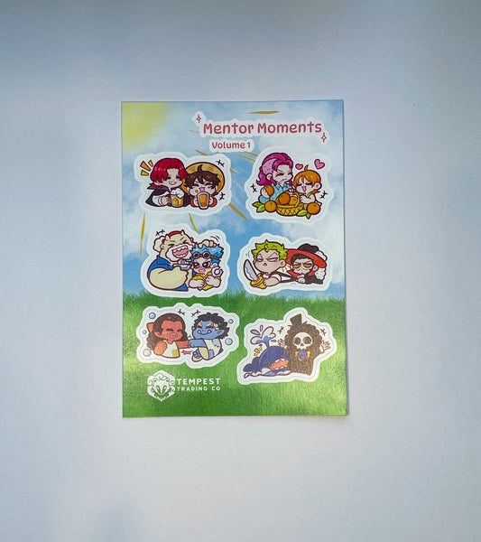 Mentor Moments Vol 1 Sticker Sheet