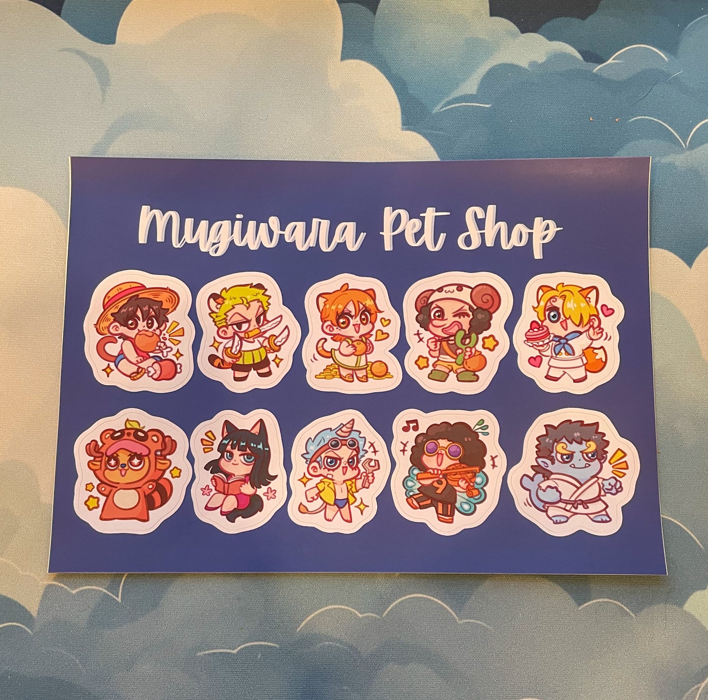 Pet Shop Sticker Sheet