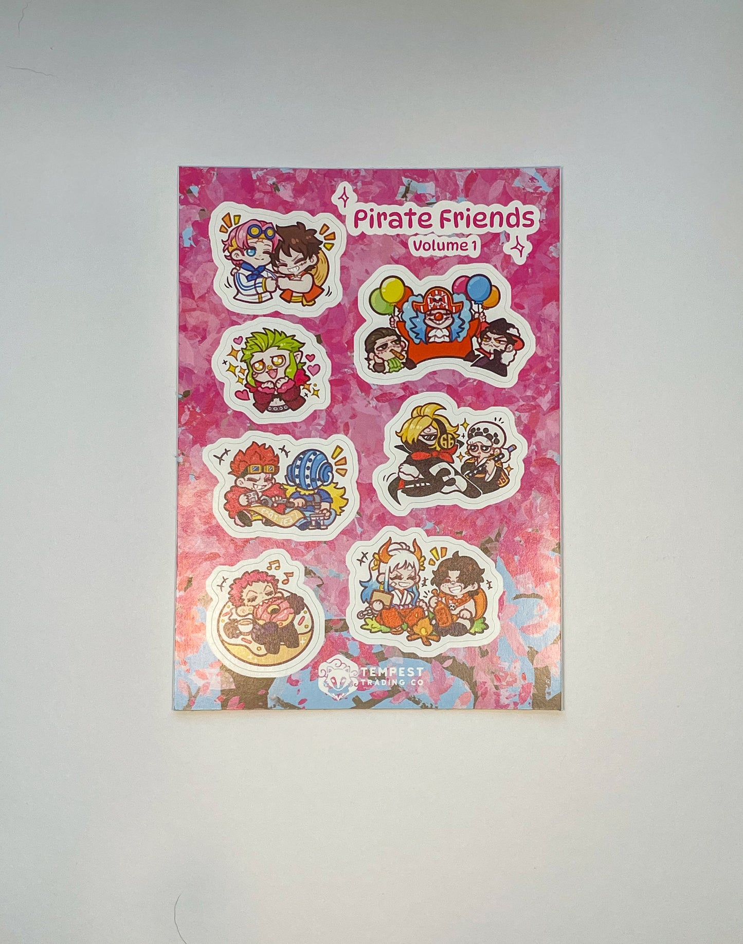 Pirate Friends Vol 1 Sticker Sheet