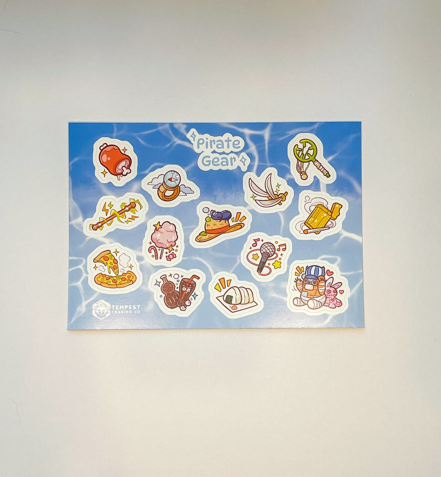 Pirate Gear Sticker Sheet